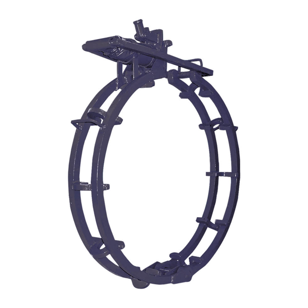 Pipe online cage clamp